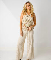 Calça de Tricô Emília Sand