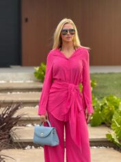 Camisa Aladin Pink com Lenço