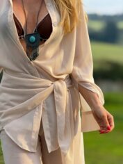 Camisa Aladin Sand com Lenço